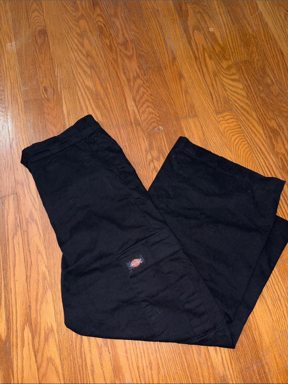 Dickies Men's Black Cargo Pants with Utility Pockets